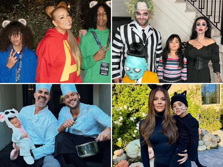 Celebrity Family Halloween Costumes
