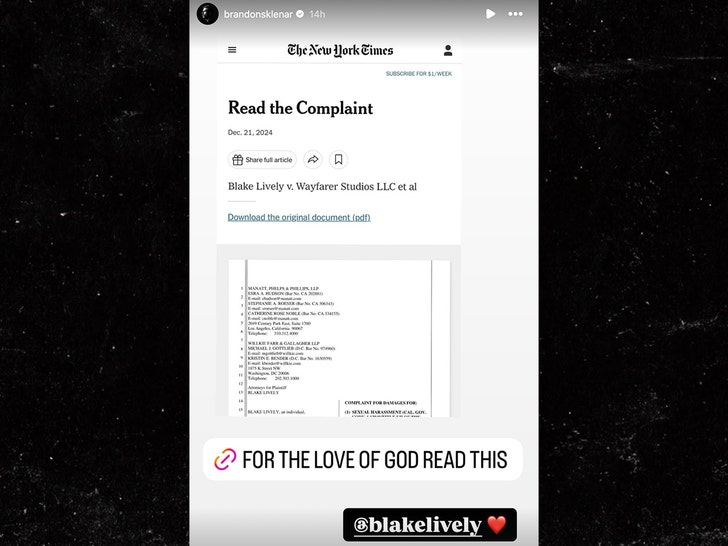 fde8602c9453415f88620e5dbf732f07_md Blake Lively Brandon Sklenar speaks out Justin Baldoni allegations