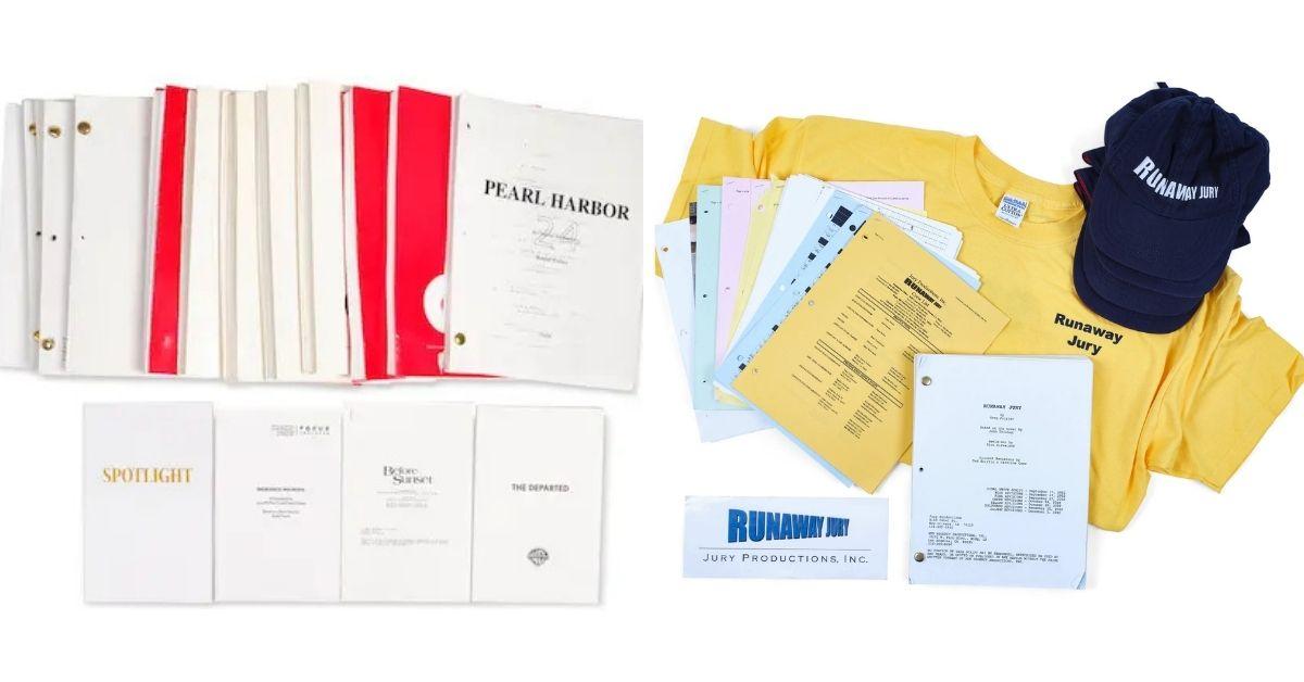 gene-hackman-scripts-1762545513032 A collection of Hackman's scripts and various items from the film 'Runaway Jury'