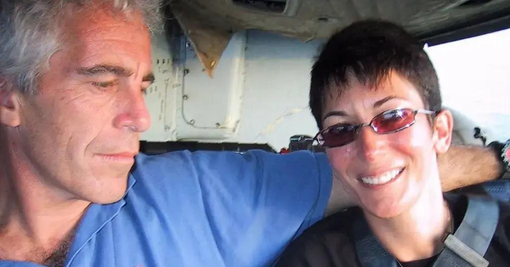 Photo of Jeffrey Epstein and Ghislaine Maxwell