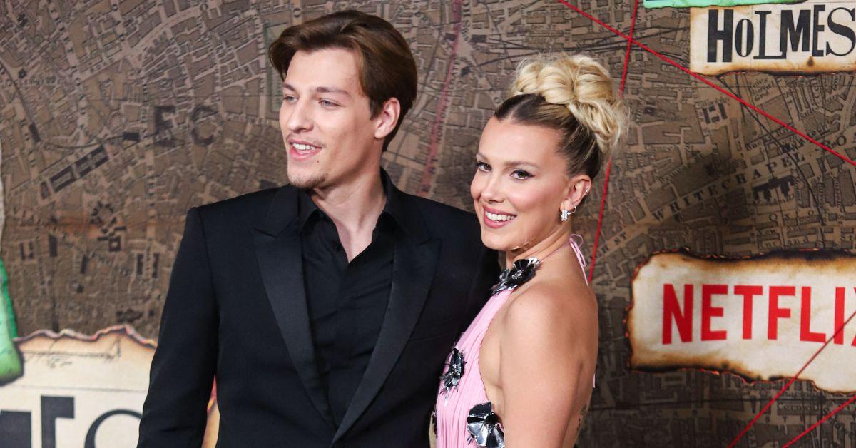 Photo of Jake Bongiovi and Millie Bobby Brown