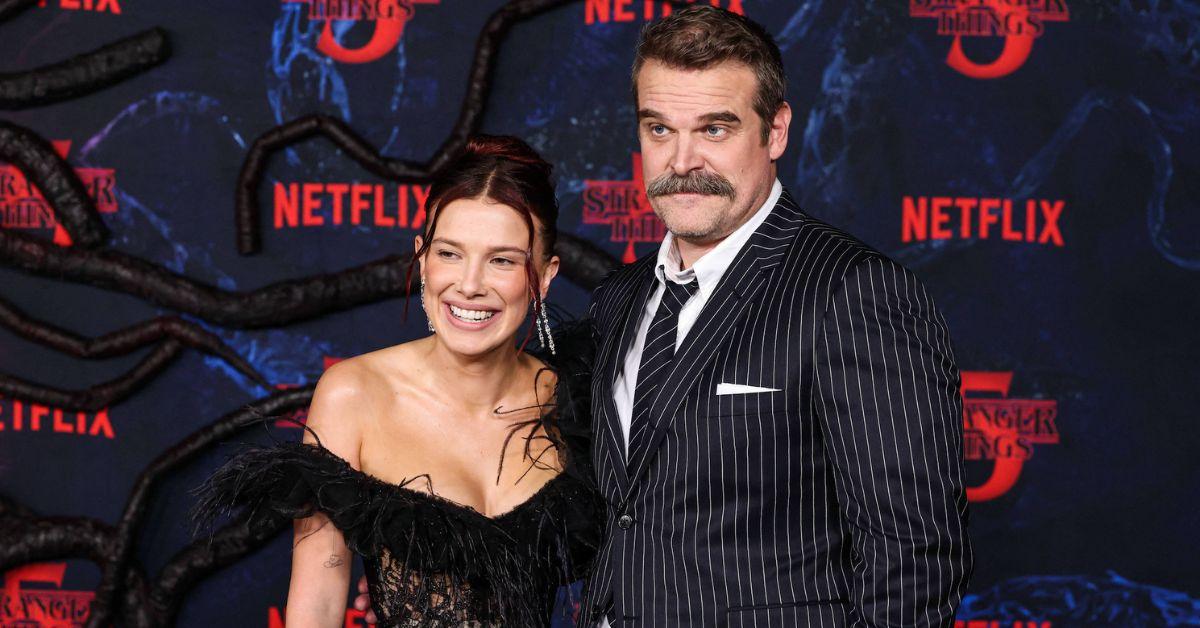Photo of Millie Bobby Brown, David Harbour
