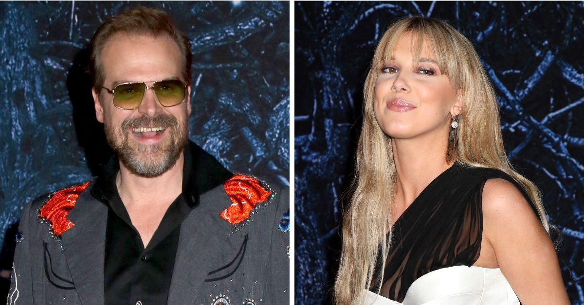 Photo of Millie Bobby Brown and David Harbour