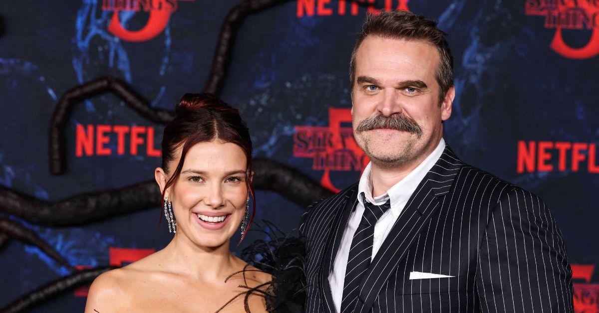 Photo of Millie Bobby Brown and David Harbour