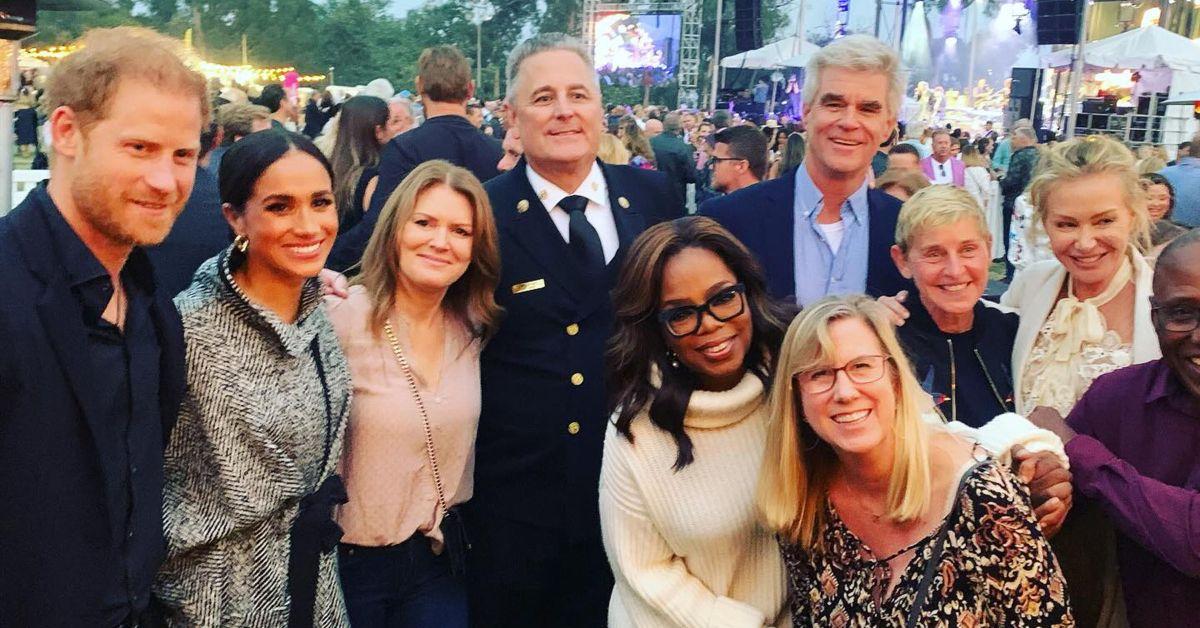 Photo of Meghan Markle and Oprah Winfrey