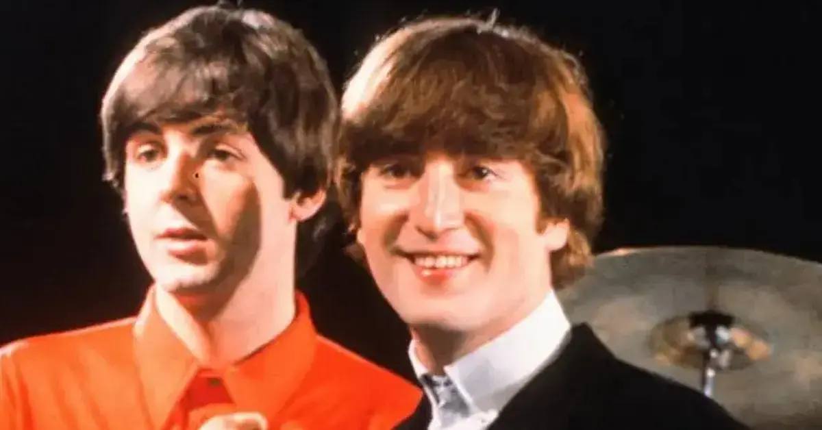 Photo of Paul McCartney and John Lennon