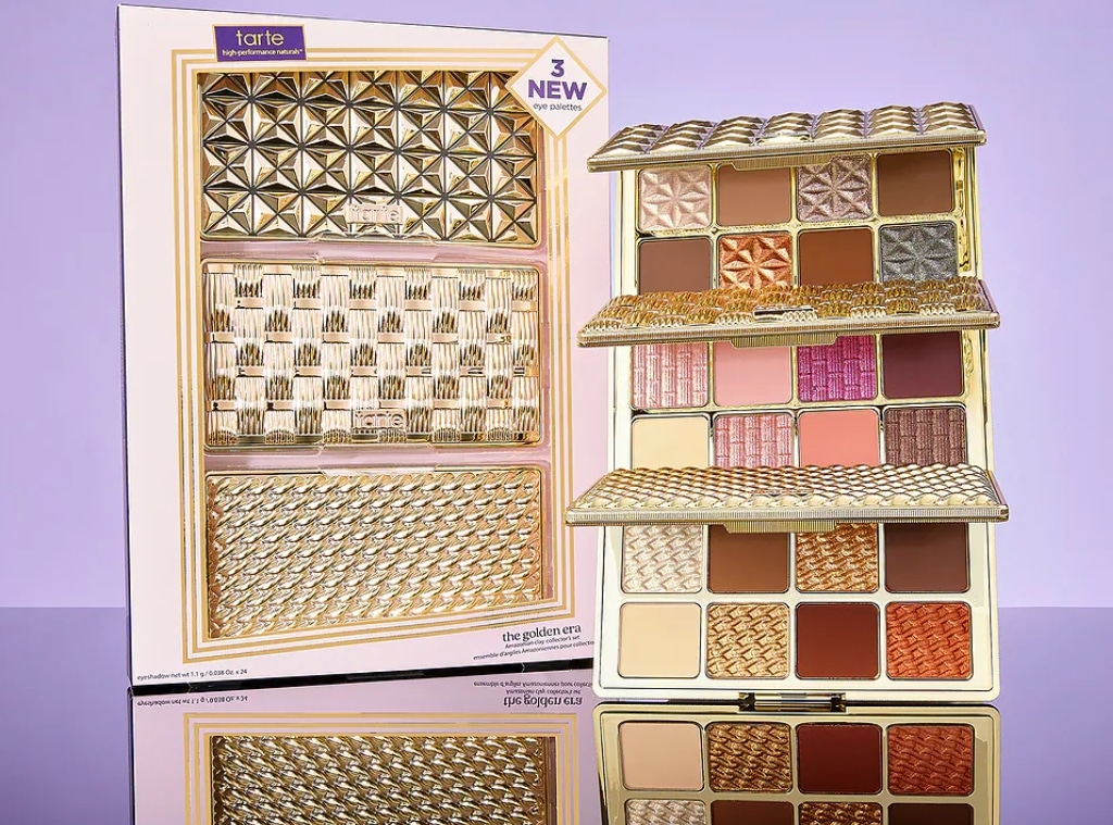 Shop Tarte Eyeshadow Deal Tarte Golden Era Amazonian Clay Eye Palette Trio With Brushes