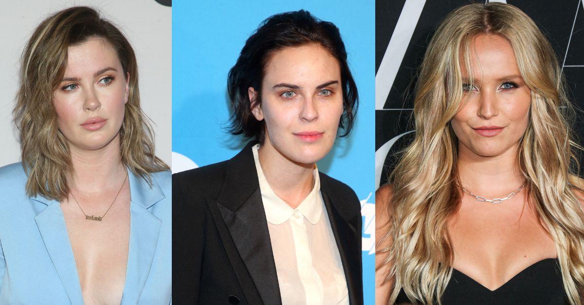 The 'Bandits' actress shared she's now proud of inheriting her father's features after years of self-hate.