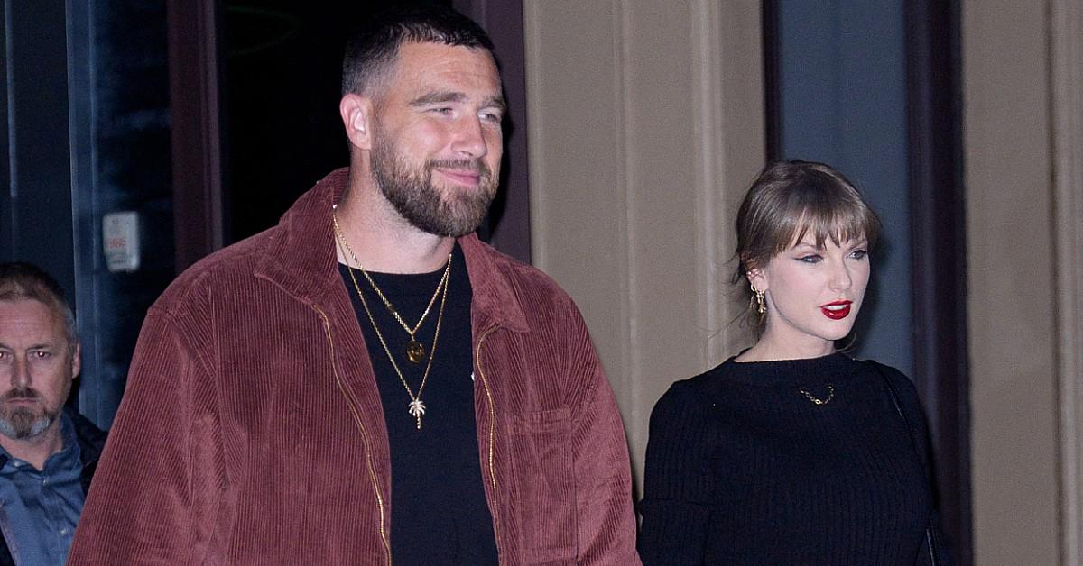 Photo of Travis Kelce and Taylor Swift