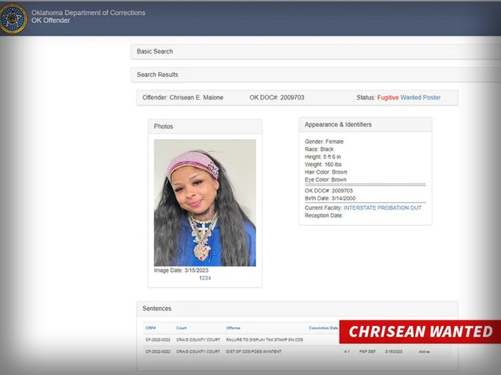 0610 chrisean wanted