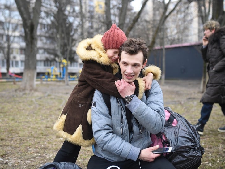 Children Fleeing Ukraine