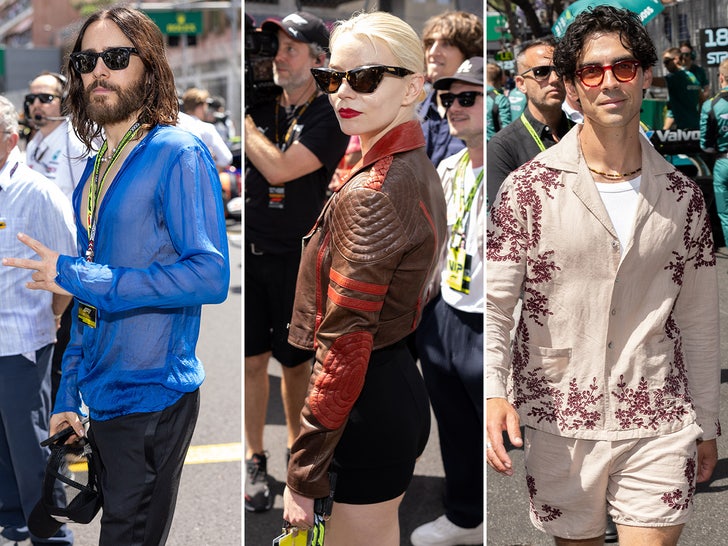 Stars at the 2024 F1 Grand Prix of Monaco