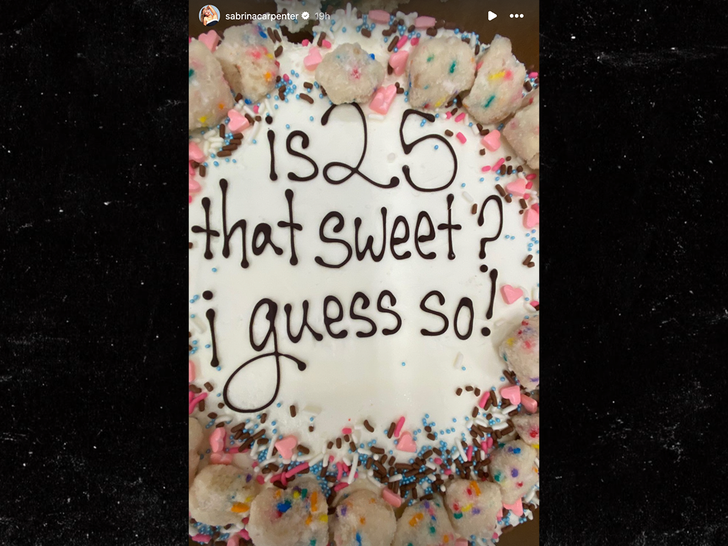 Sabrina Carpenter cake