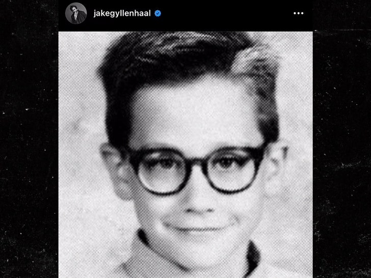 Jake Gyllenhaal as a kid blind