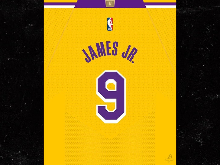 bronny james jersey sub