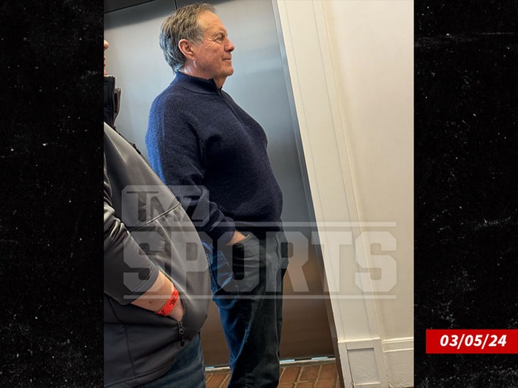 bill belicheck attends cheerleading comp