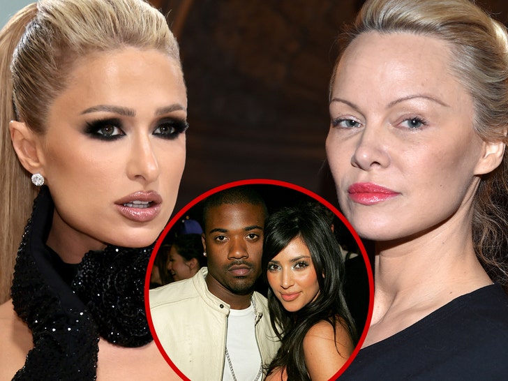 0606 Pam Anderson  pris hilton ray j kim k getty comp