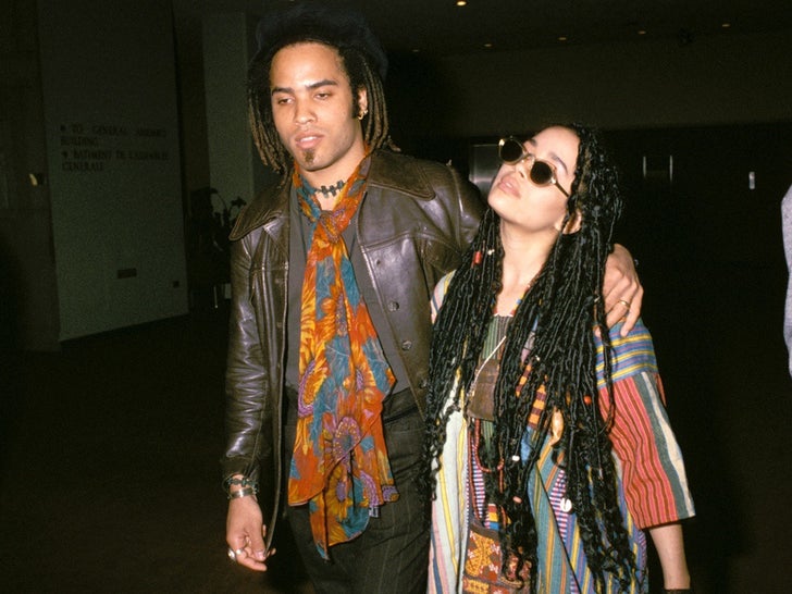 Lenny Kravitz And Lisa Bonet Together
