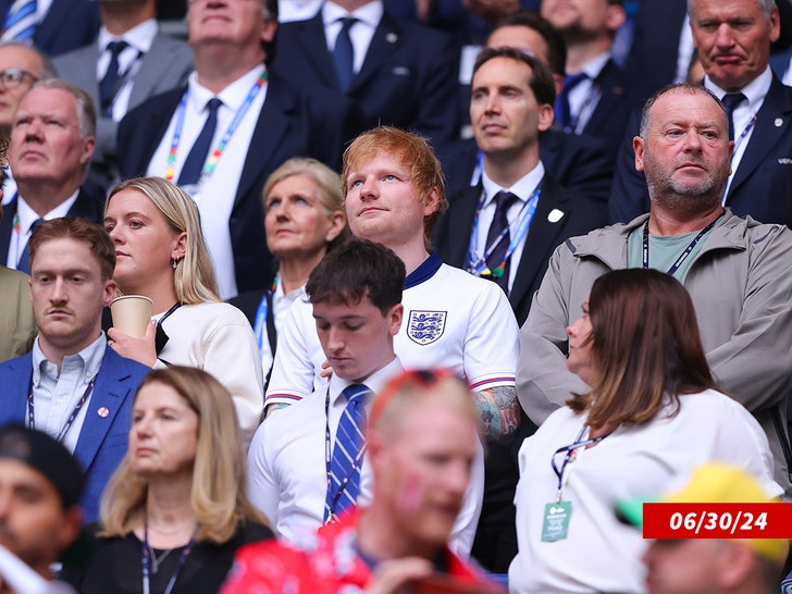 ed sheeran watching england soccer team getty 1