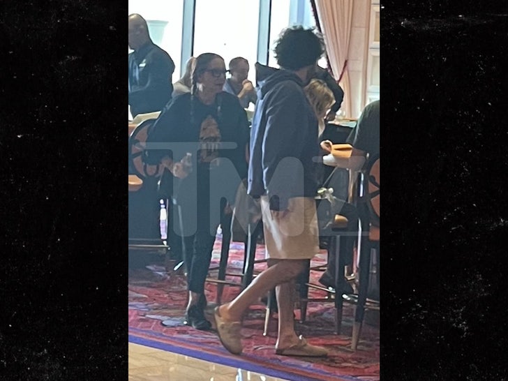 Benny Blanco with Mom at Wynn Las Vegas 1