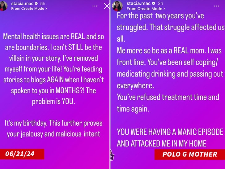 0628 Polo G Mother posts