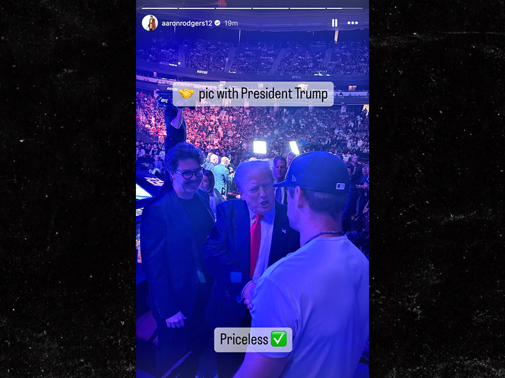 donald trump and aaron rodgers