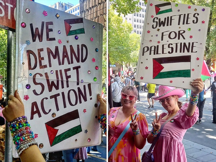 taylor swift palenstine protest