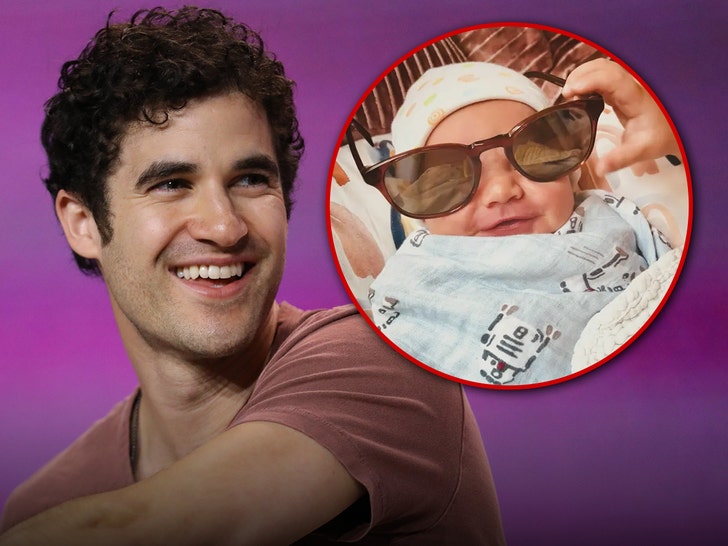 Darren Criss and baby