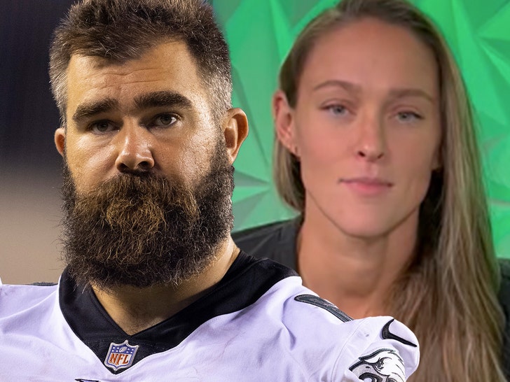 0528 jason kelce kylie kelce getty comp 2