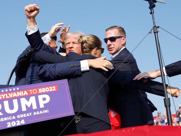 Donald Trump Rushed Off Stage at Rally After Shooting