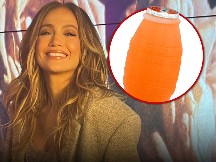 jennifer lopez and orange drink