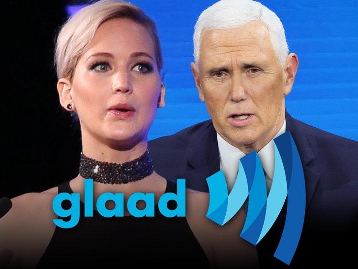 704d22db754841ac9b9325b037d3429f_md GLAAD Awards mike pence and jennifer lawrence