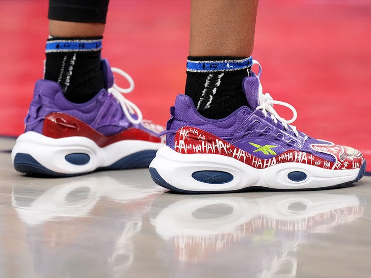 angel reese joker shoes getty 1