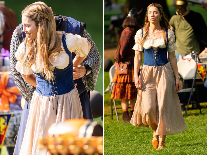 Jessica Biel Is Seen Filming 'The Better Sister'