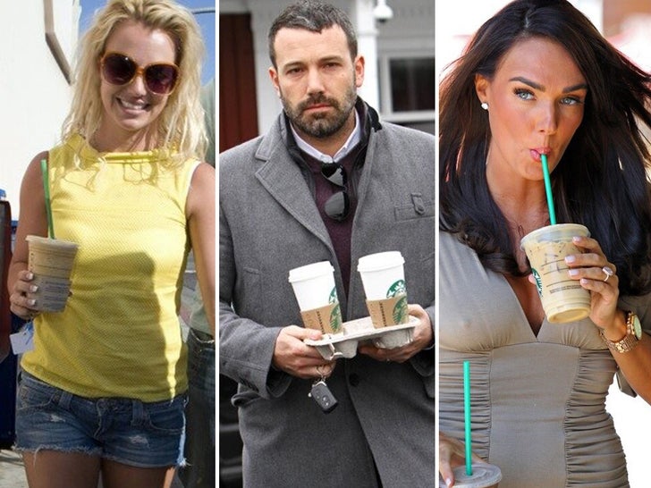 Celebs Drinking Starbucks
