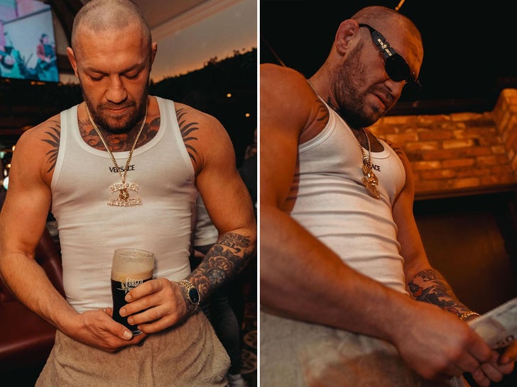 Conor McGregor Parties In Dublin With Popcorn, Beer and Blunts!