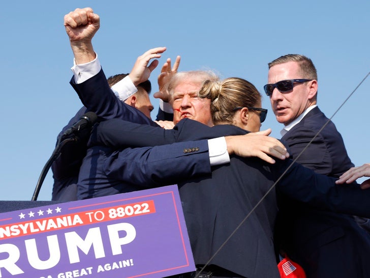 Donald Trump Rushed Off Stage at Rally After Shooting