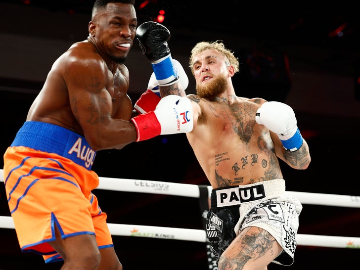 Jake Paul Fight Photos