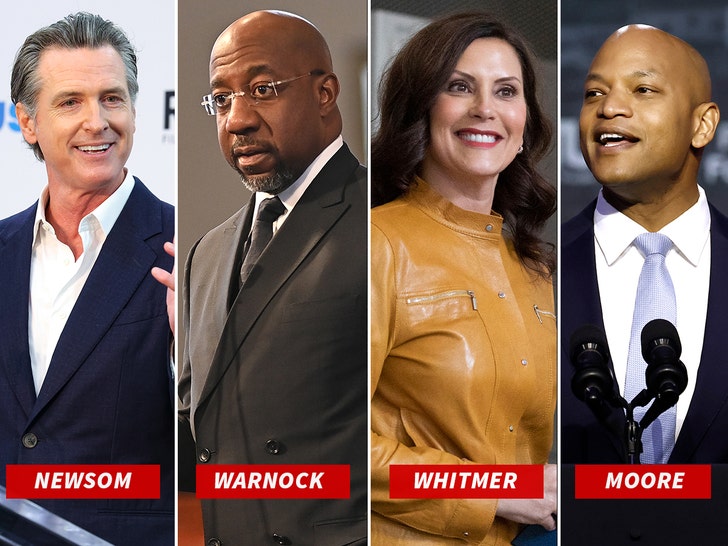 Governor Gavin Newsom, Senator Raphael Warnock, Governor Gretchen Whitmer or Governor Wes Moore