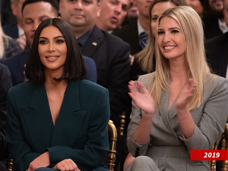 kim kardashian and ivanka trump getty