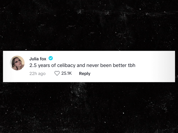 julia fox comment on