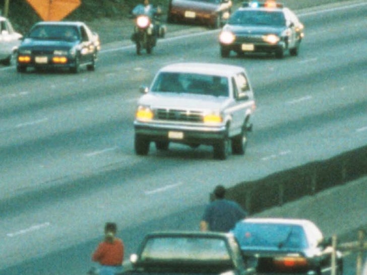 O.J. Simpson -- Bronco Chase Photos
