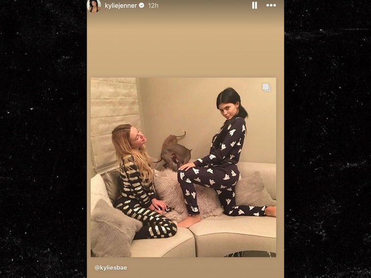 kylie jenner left, stassie karanikolaou