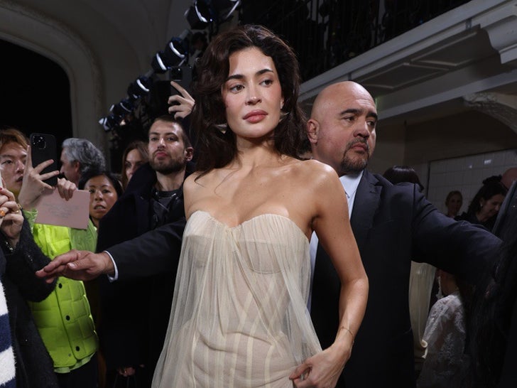 Kylie Jenner Stuns At Jean Paul Gaultier Show At PFW