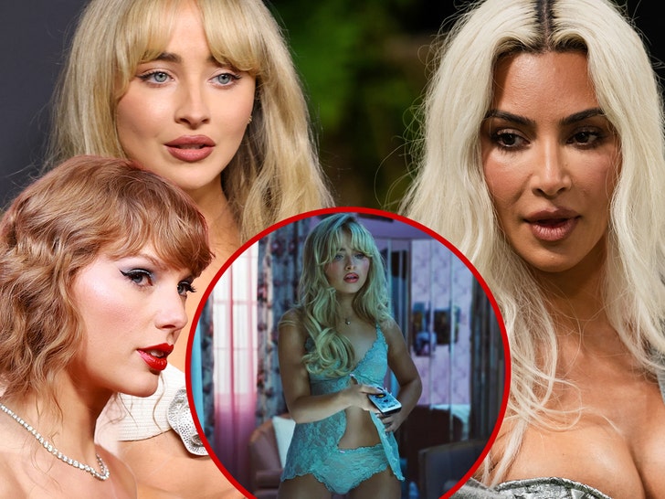 Sabrina Carpenter taylor swift kim kardashian skims