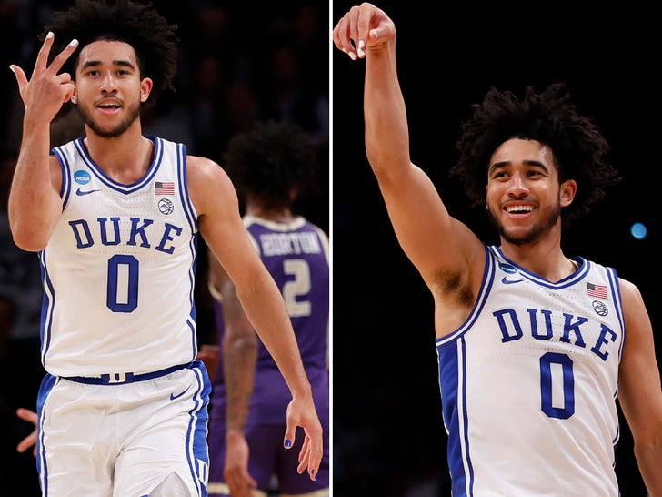 Duke Basketball Star Jared McCain's Painted Nails