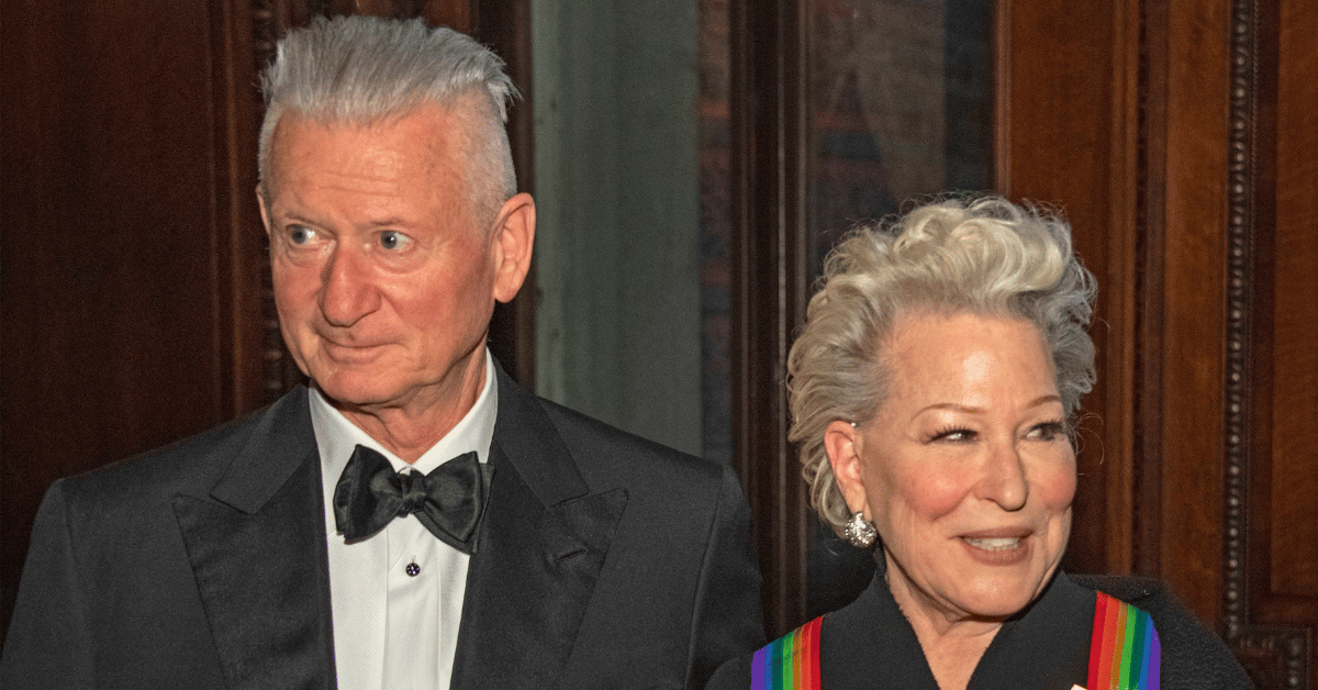 Photo of Martin von Haselberg and Bette Midler