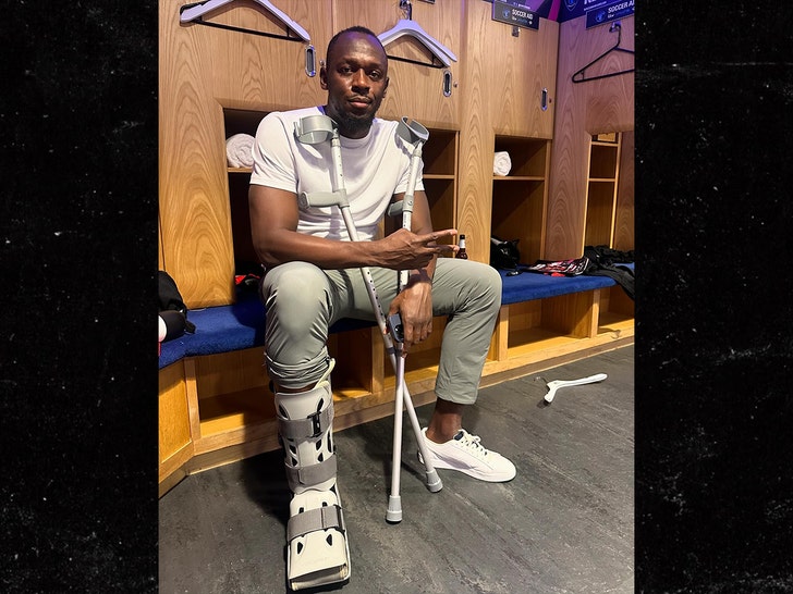 usain bolt soccer injury insta 1