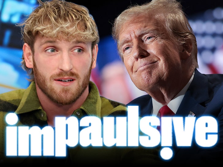logan paul and donald trump getty 1