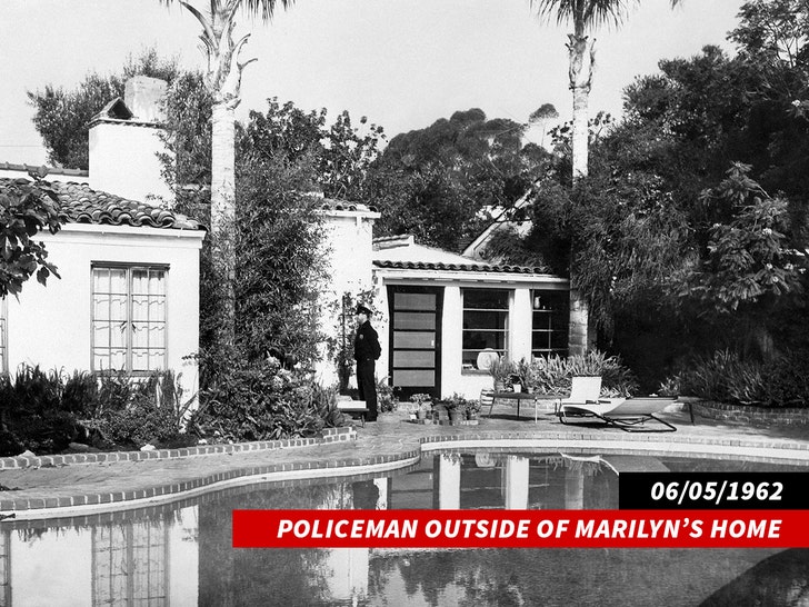 marilyn monroe death cop outside of home getty 1